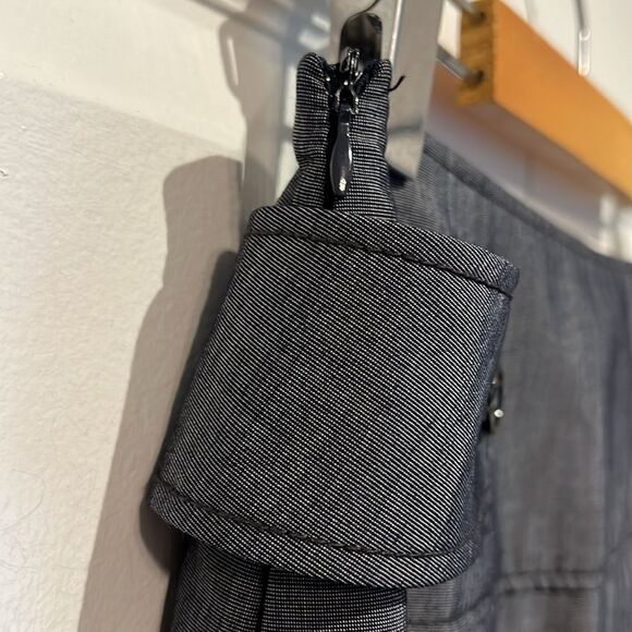 Mango Blue/Grey High Rise Mermaid Style Pleated‎ Back Maxi Skirt Size 4 - Picture 12 of 16